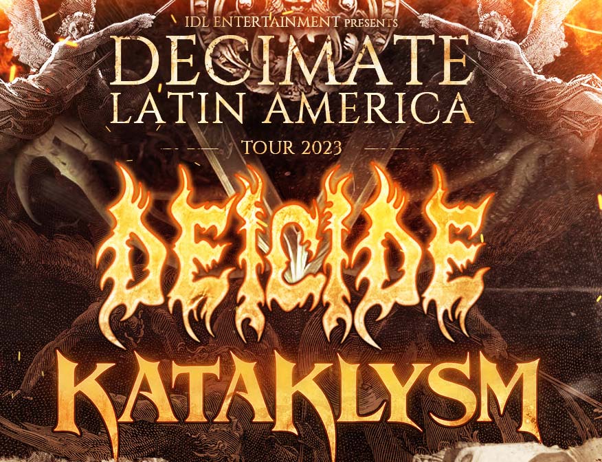 Deicide e Kataklysm em São Paulo: bandas tocaram juntas em 14 de maio de 2023