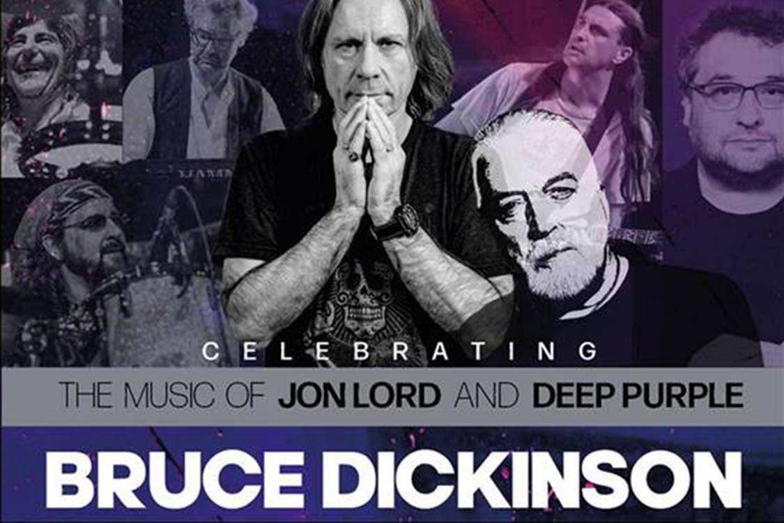Bruce Dickinson no Brasil em abril: turnê celebra Jon Lord & Deep Purple