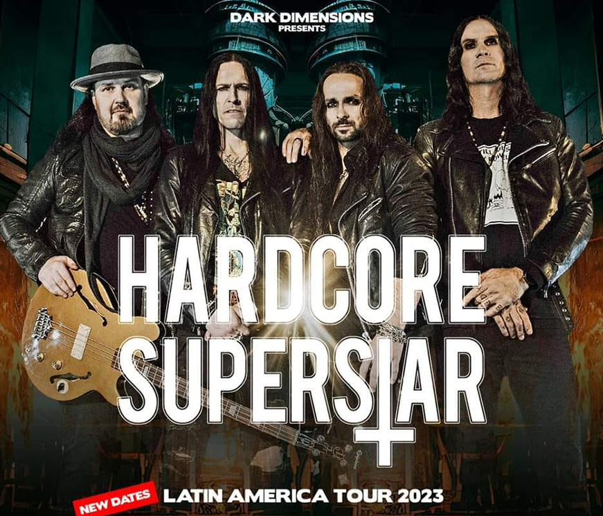 Turnê latina do Hardcore Superstar é remarcada