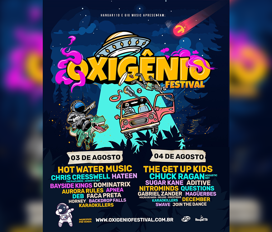 Oxigênio Festival 2024 terá 4 atrações internacionais e 19 locais