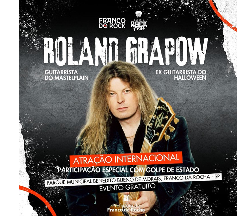 Dead Fish, Oficina G3 e Roland Grapow estarão no Franco do Rock/Galeria Rock Fest