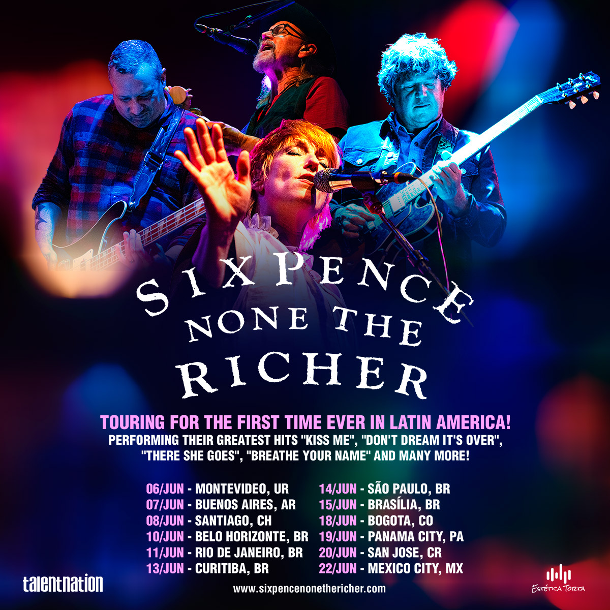 Sixpence None the Richer vem ao Brasil pela primeira vez em 2025