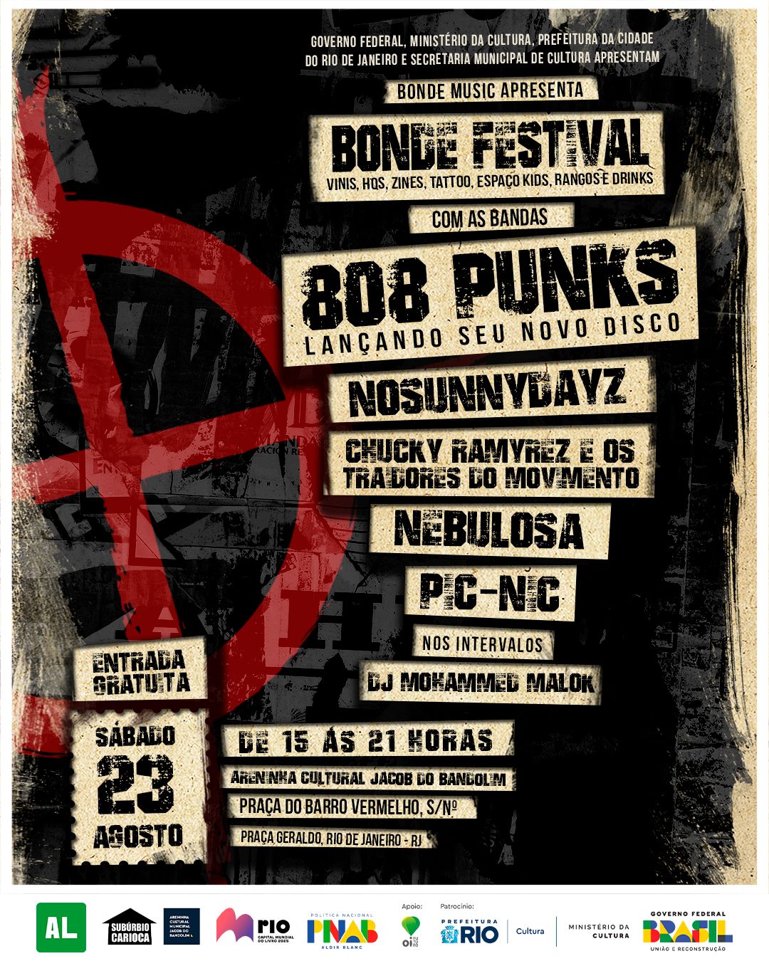 Bonde Festival: evento vai reunir grandes nomes do rock carioca em Jacarepaguá