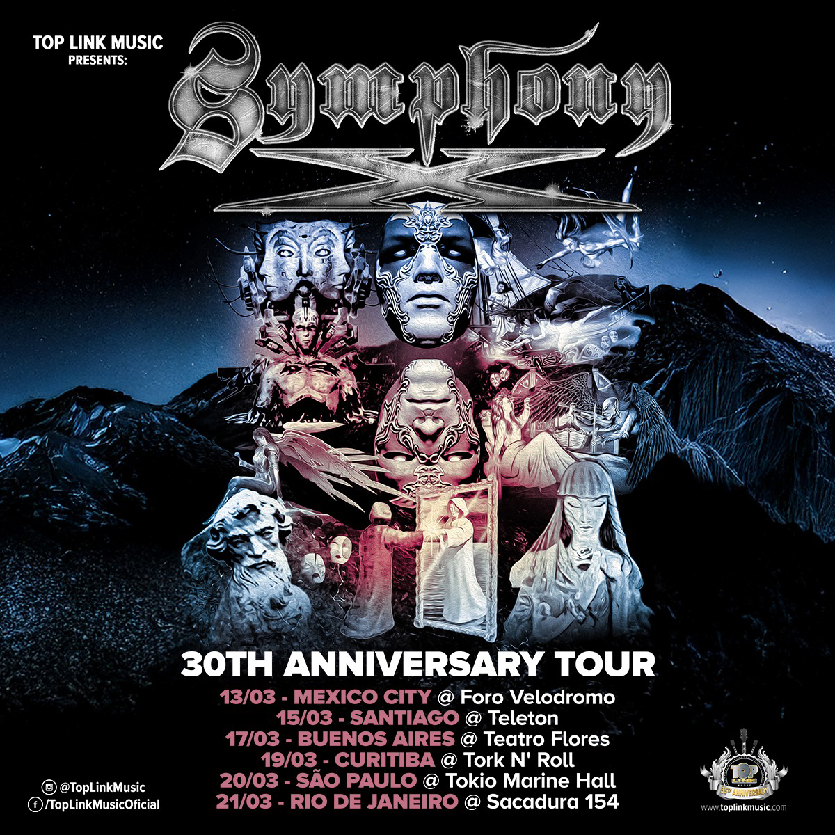 Symphony X vem a América Latina para celebrar 30 anos de carreira