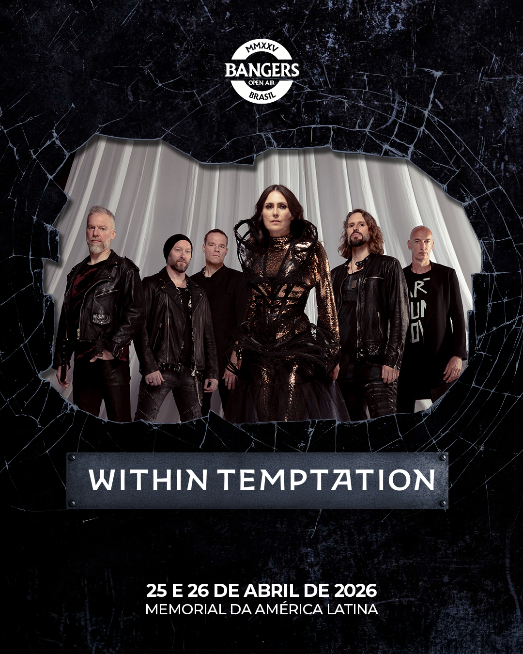 Within Temptation Feuerschwanz e Eluveitie confirmadas no Bangers Open Air 2026