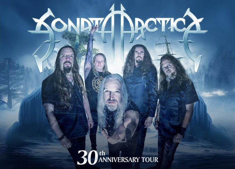 Sonata Arctica retorna ao Brasil em outubro com turnê de 30 anos