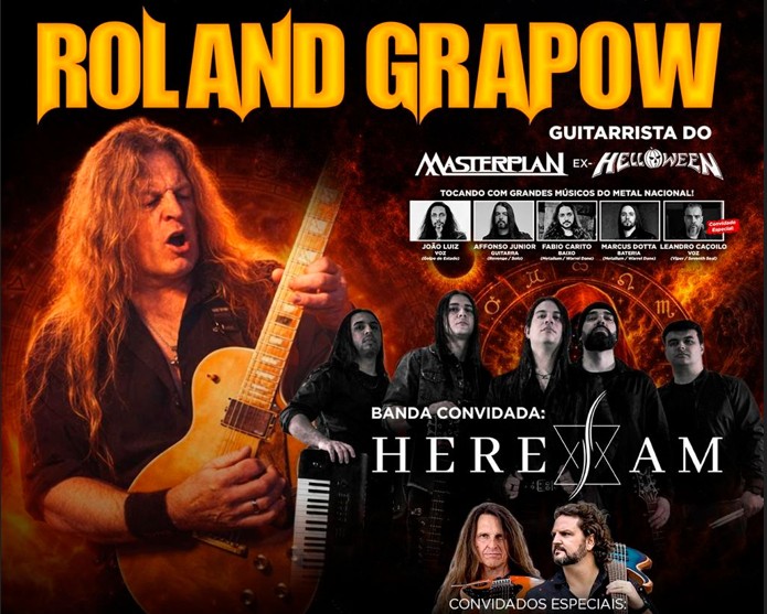 Here I Am lança álbum “Synergy” em show especial com Roland Grapow em São Paulo