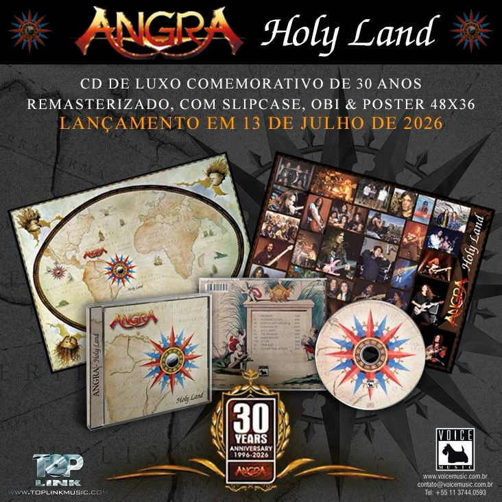 Angra anuncia relançamento de “Holy Land” em edição especial remasterizada
